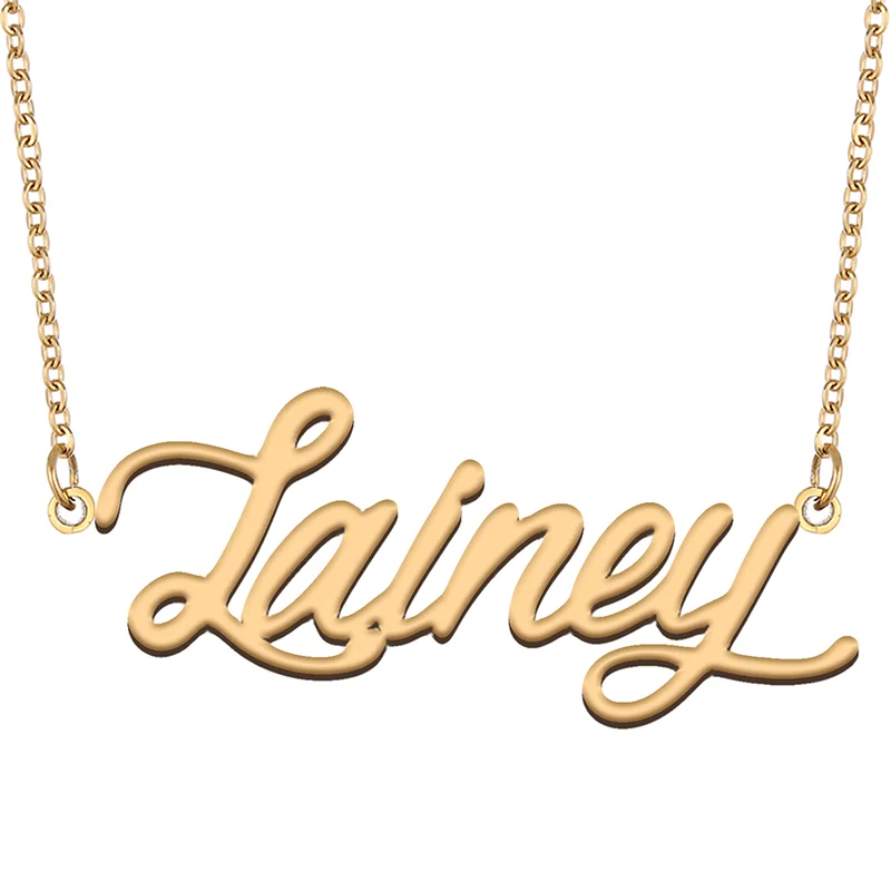 

Necklace with Name Lainey for His Her Family Member Best Friend Birthday Gifts on Christmas Mother Day Valentine's Day