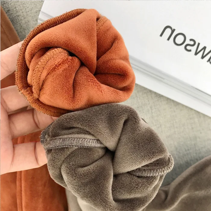 

YYC Infants Child 1-Year-Old Female Baby Winter plus Velvet Warm Leggings Double-Sided Island Velvet Baby Chen Mom Trousers