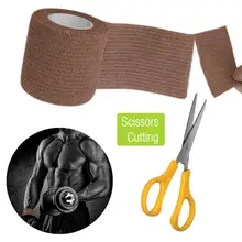 4,5 м* 5 см спортивная самоклеящаяся эластичная повязка, лента эластопласт для поддержки колена, подкладка для пальцев, лодыжки, ладони, плеча, Спортивная безопасность