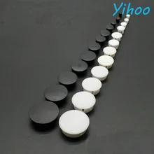 Пластиковые заглушки с плоской головкой, заглушки для отверстий, панель Kongsai, декоративные заглушки от пыли, компьютерный стол, ПК стол