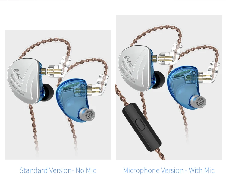 KZ AS16 8BA наушники-вкладыши с сбалансированным арматурным приводом HIFI монитор с басом наушники-вкладыши для AS10 ZS10 ZST ZSN PRO ZS10 PRO