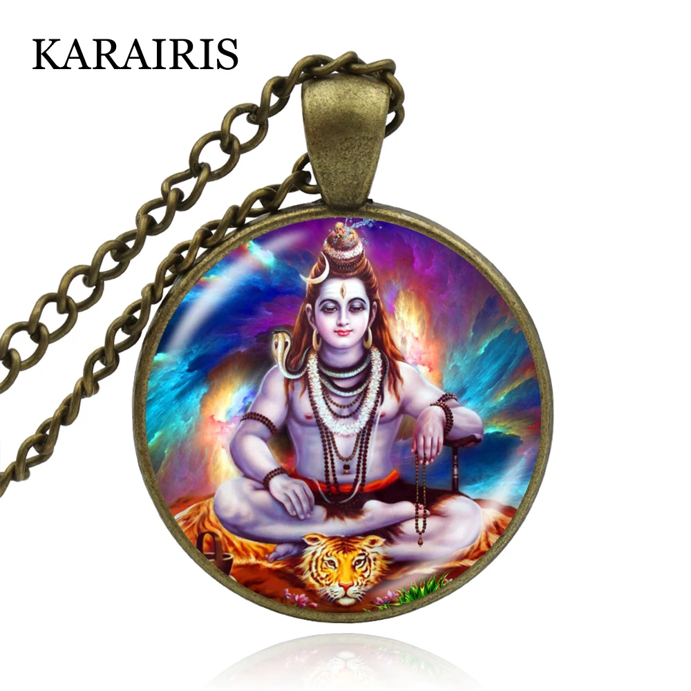 KARAIRIS Новый индуийский Бог Shiva ожерелье Будда духовная медитация для йоги женщин