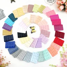 3 ряда, 4 крючка, для увеличения бюстгальтера, нержавеющая сталь, много цветов, дамское нижнее белье, для увеличения бюстгальтера, пряжка, нижнее белье, ремни, аксессуары, 3 шт