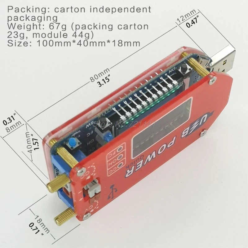 DC 1-30 в 15 Вт QC 2,0 3,0 FCP Быстрая зарядка лабораторный источник питания Регулятор DP3A цифровой дисплей USB регулируемый силовой модуль