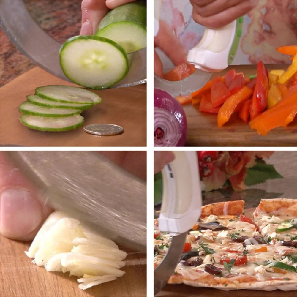 Rolling Knife Circular Kitchen Cutter Pizza Wheel Knife Pastry Cutter Vegetable Chopper Meat Slicer Kitchen Knife Home Kits