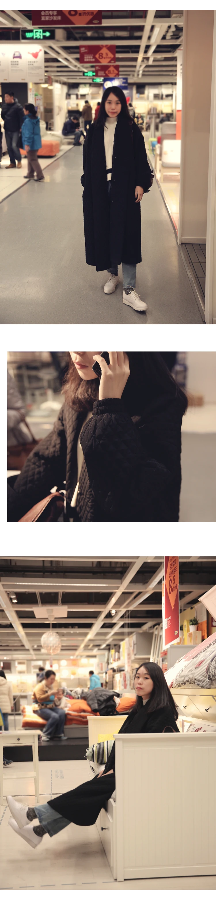 LANMREM 2020 European Highest Quality Jacket Autumn Women Large Size Long Loose Black Windbreaker Long Trench Coat WTH1201