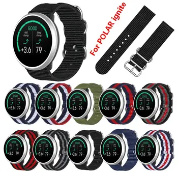 

Top Quality For POLAR ignite Watch Wrist Band 20mm nylon watchband Smart Bracelet Strap for POLAR Watch Accessories Wristband