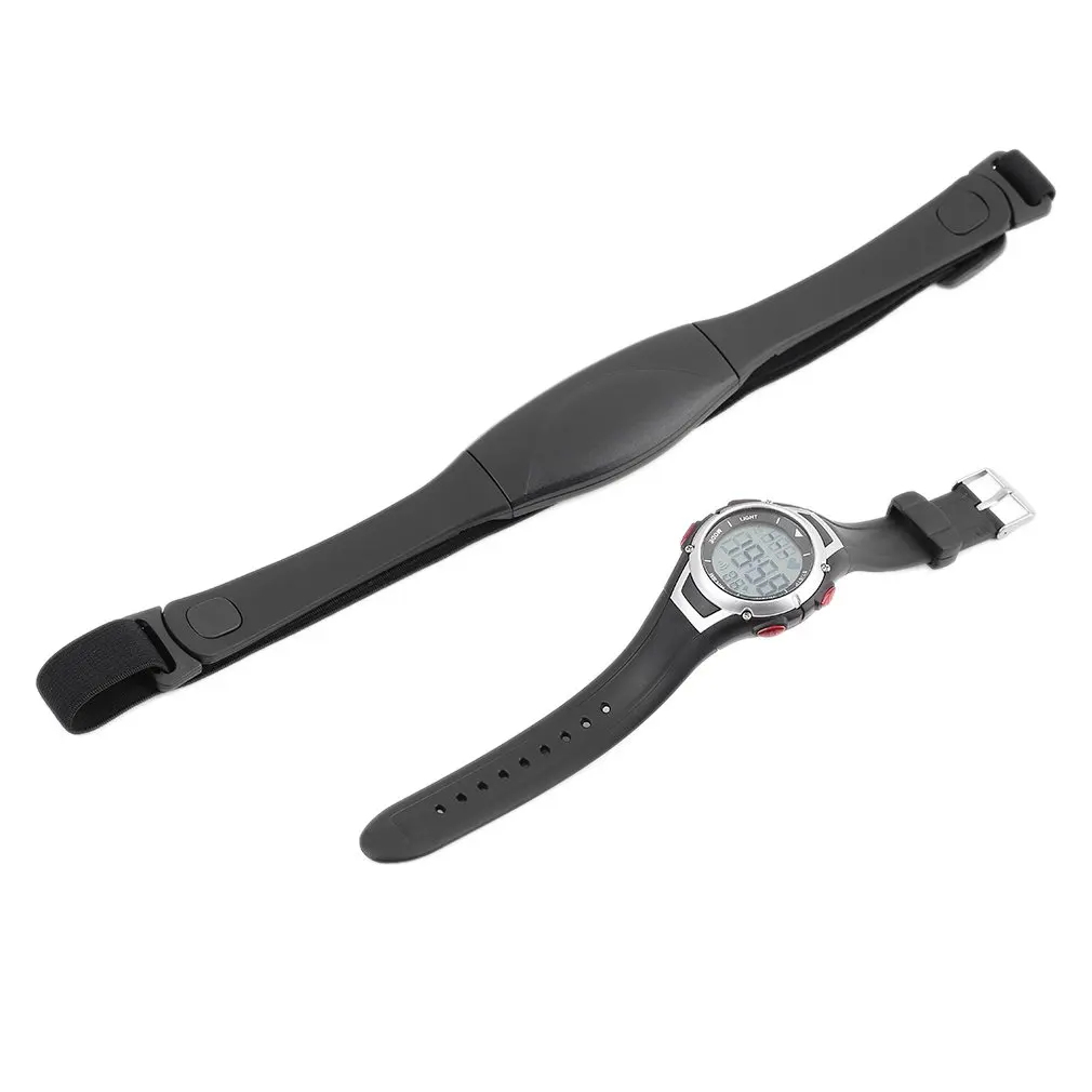 

3 Meter Waterproof Heart Rate Monitor Wireless Chest Strap Sport Watch Running Diving Watch with Back-light Alarm Clock