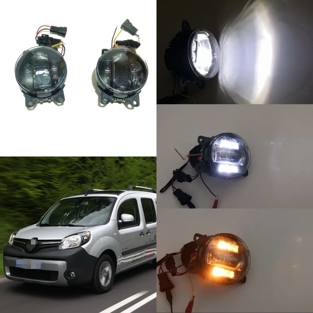 Ensemble de phares antibrouillard Led pour Renault Kangoo, 2017, 2018,  2019, 2020, DRL, 2 pièces - AliExpress