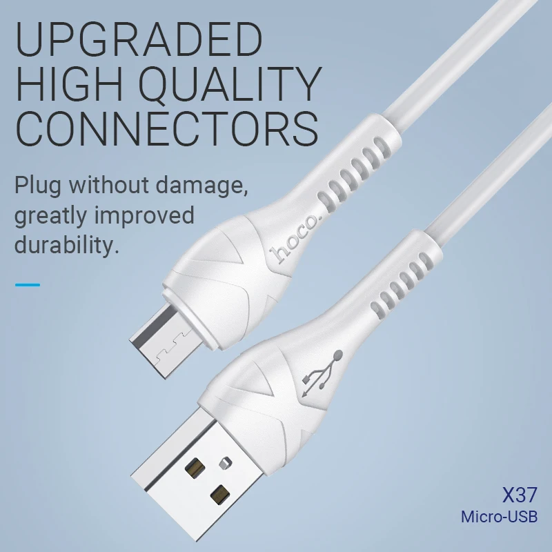 hoco зарядный кабель для lightning Micro USB C Type C 2.4A передача данных провод 1м PVC зарядка адаптер для iPhone Android шнур для айфона айпада лайтнинг юсб тип с микро юсби зарядник для Самсунг Ксяоми Сяоми Андроид