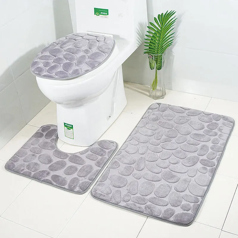 multi coloured bath mat sets