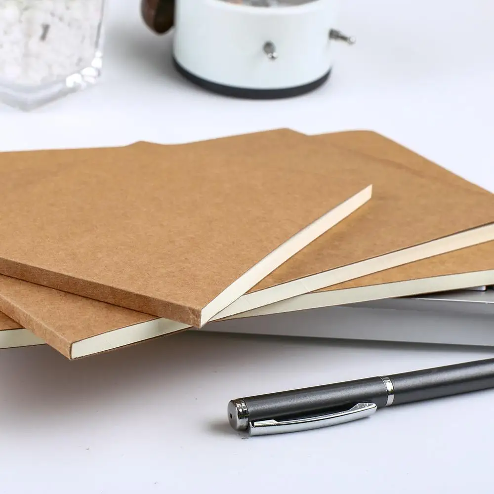 Korean Kraft Paper Blank Notebook Sketchbook Drawing Office Accessory Stationery A5 A4 B5 Shopping List to do Check Planner Item Korean Kraft Paper Blank Notebook Sketchbook Drawing Office Accessory Stationery A5 A4 B5 Shopping List to do Check Planner Item