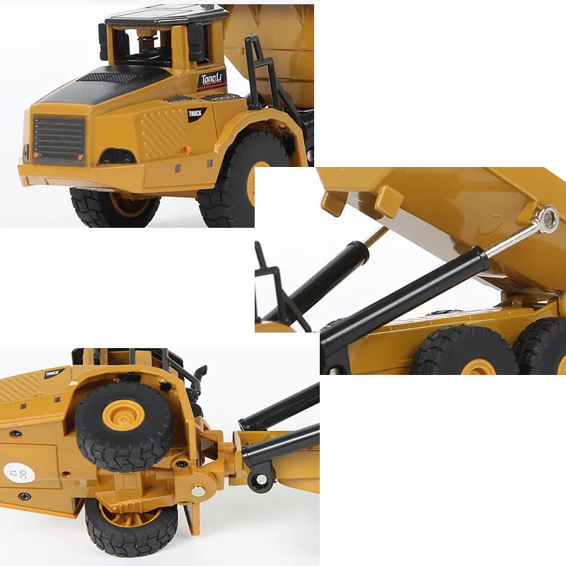 Литые модели 1:50 Масштаб колесный погрузчик tip truck Mechanical Collects Metals Engineering Building van Детские сувениры
