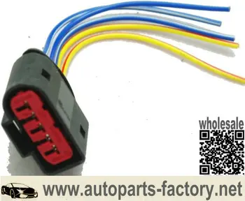 

longyue 10pcs seat debimetro 1J0973775A 5 pin 1J0 973 775A for presetta VW Audi