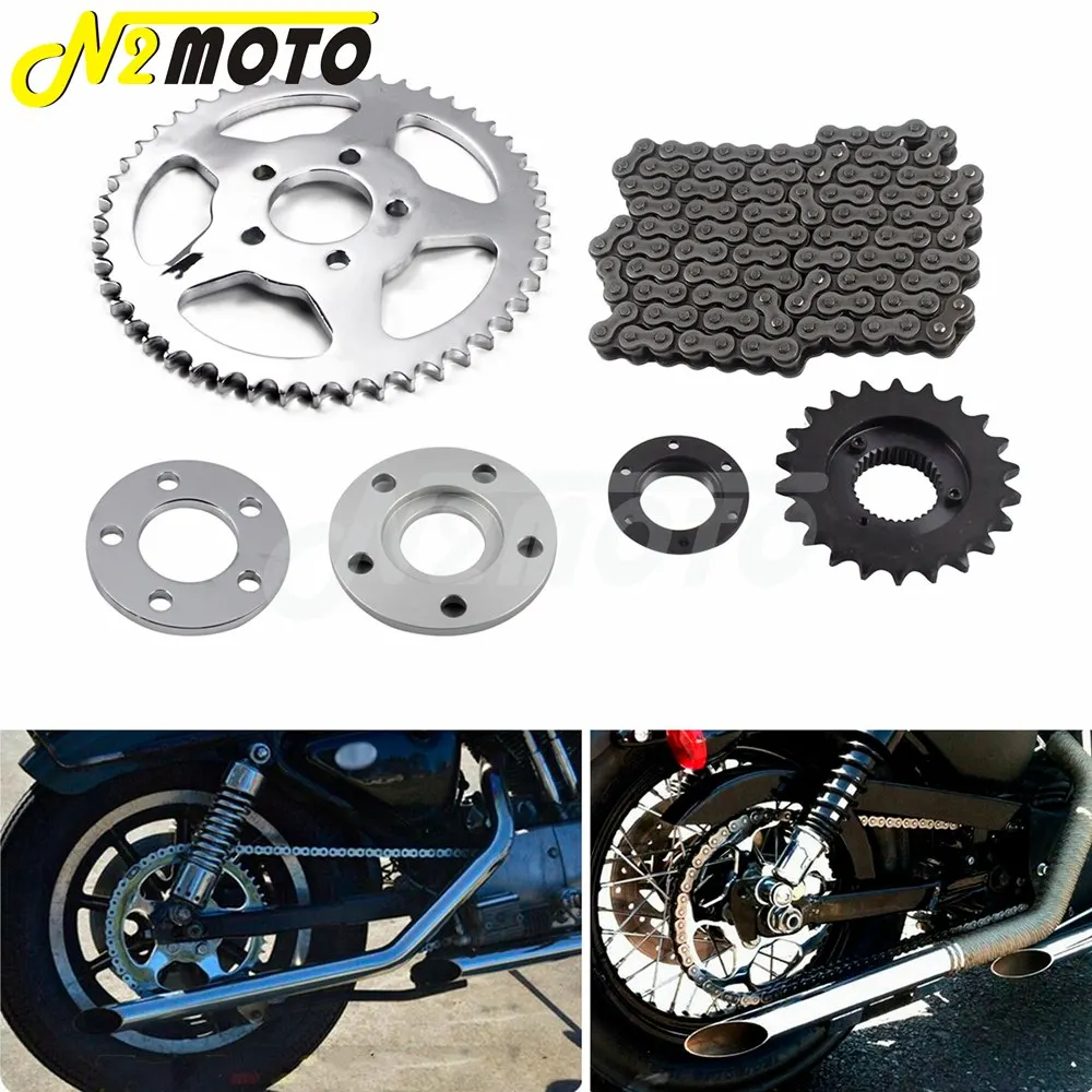 Automotive Chain Drive Transmission Sprocket Conversion Kit Belt to