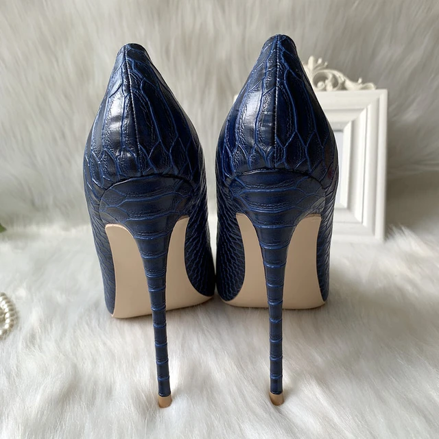 Navy Satin Pointy Toe Pump Low Heel | Pointy toe pumps, Heels, Blue low  heels