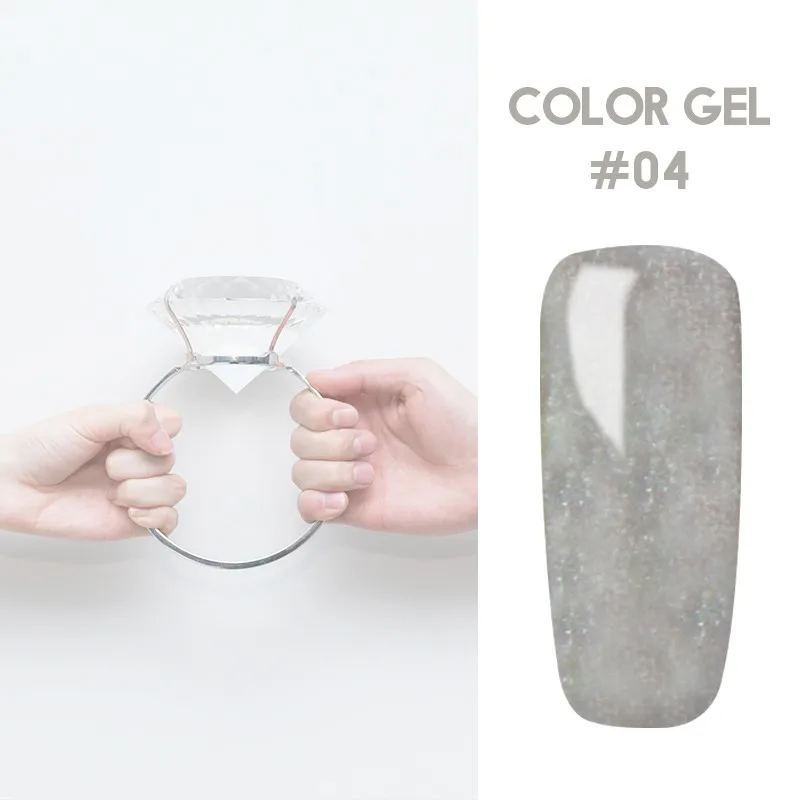 Lakimu 60 цветов УФ-гель для ногтей чистый цвет замачивается дизайн ногтей Полупостоянный Гель-лак для маникюра 5 мл нужно базовое верхнее покрытие - Цвет: 04