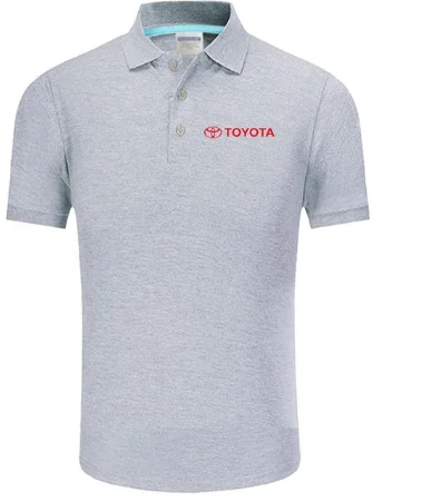 Новая футболка-поло для Toyota логотип хлопковая рубашка-поло для девочки короткий рукав высокое Количество футболки-поло f d - Цвет: 4