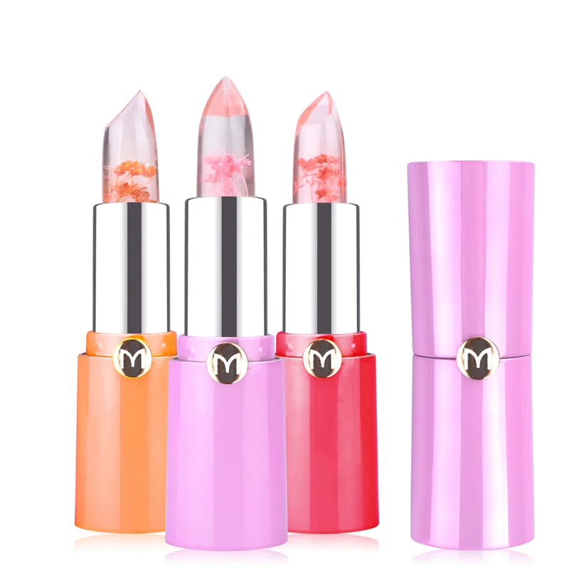 

Flower color-changing transparent lipstick is not easy to stain Cup moisturizing lipstick lip gloss 3.5g lipstick crayon