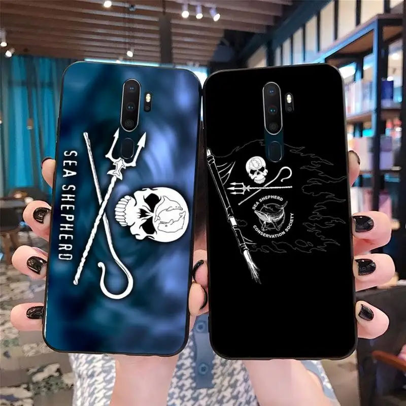 YJZFDYRM Sea Shepherd Whale Wars Anti Whaling Soft Phone Case Cover For Oppo A5 A9 2020 Reno2 z Renoace 3pro Realme5Pro | Мобильные