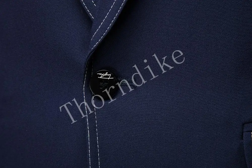 Thorndike/Лидер продаж белый циркуль украшенный черным/темно синим (куртки + брюки)