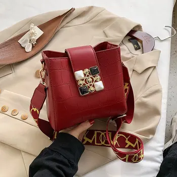 

Elegant Female Tote bag 2021 Fashion Quality Crocodile pattern Leather Women's Designer Handbag Classic Shoulder Messenger bags