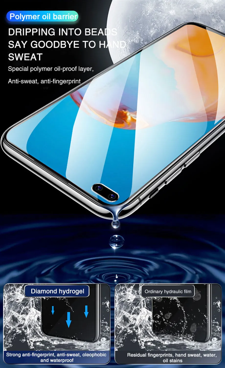 mobile screen protector 2 Chiếc Hydrogel Phim Bảo Vệ Màn Hình Trong Cho Huawei P30 Pro P40 P20 Lite Tấm Bảo Vệ Màn Hình Trên P30 Pro Danh Dự 10 20 Pro 9 P Thông Minh 2019 Z phone screen protectors