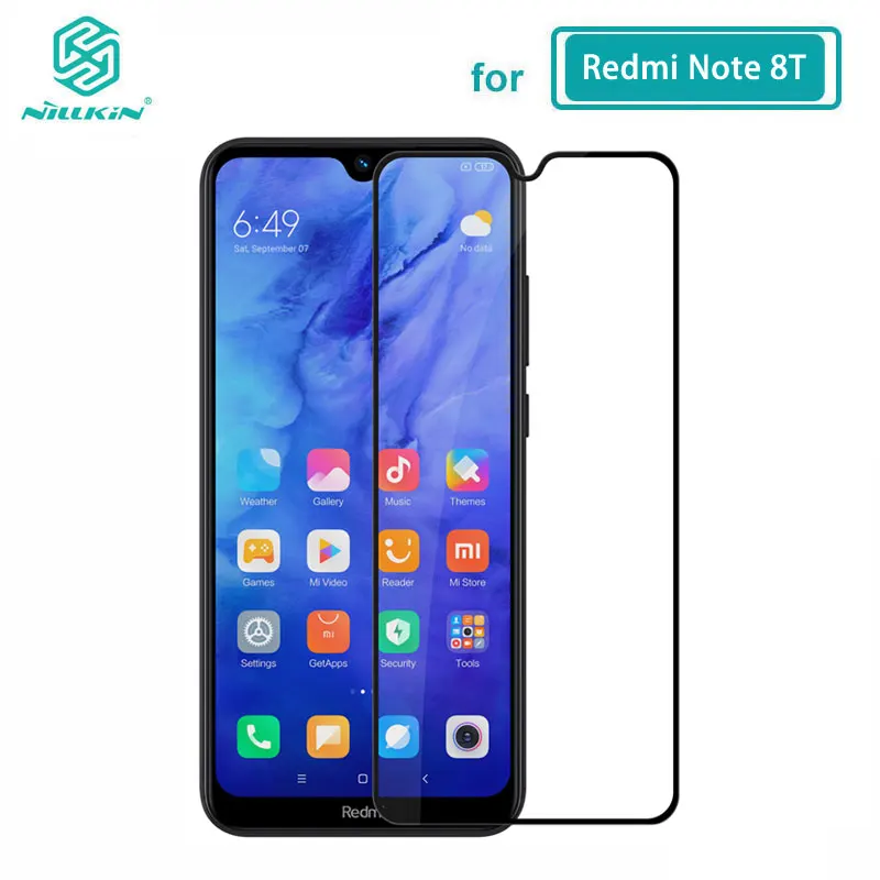 Для Xiaomi Redmi Note 8T стекло Nillkin XD CP+ Pro антибликовое защитное закаленное стекло для Xiaomi Redmi Note 8T Note8T