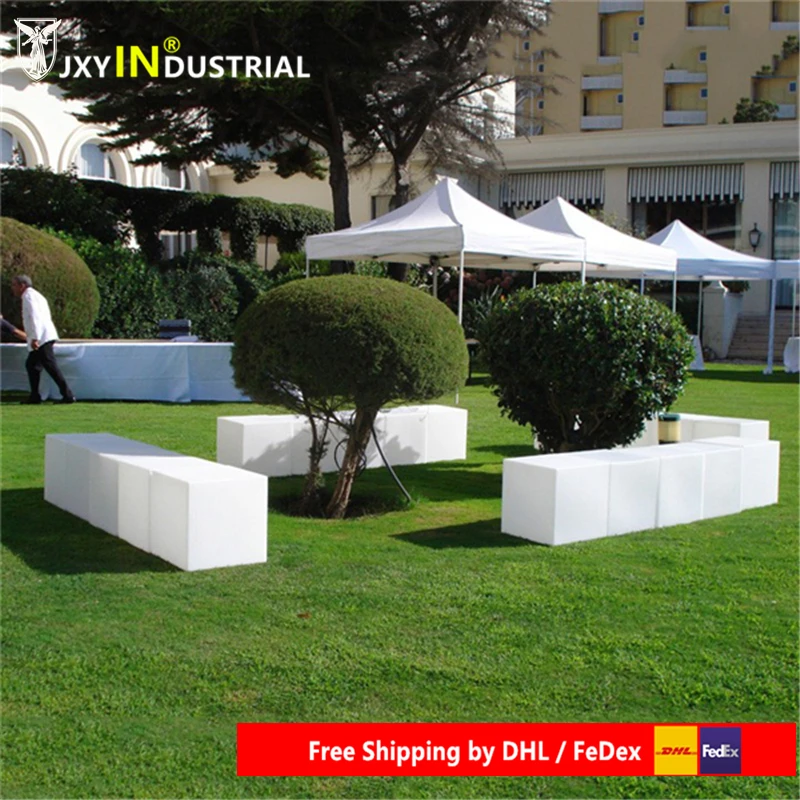 JXYINDUSTRIAL светодиодный кубический стул 30*30*30 см