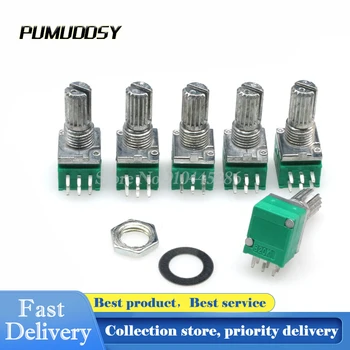 

5PCS/LOT RK097N 10K B10K Audio Amplifier Sealed Potentiometer 15mm Shaft 3pins