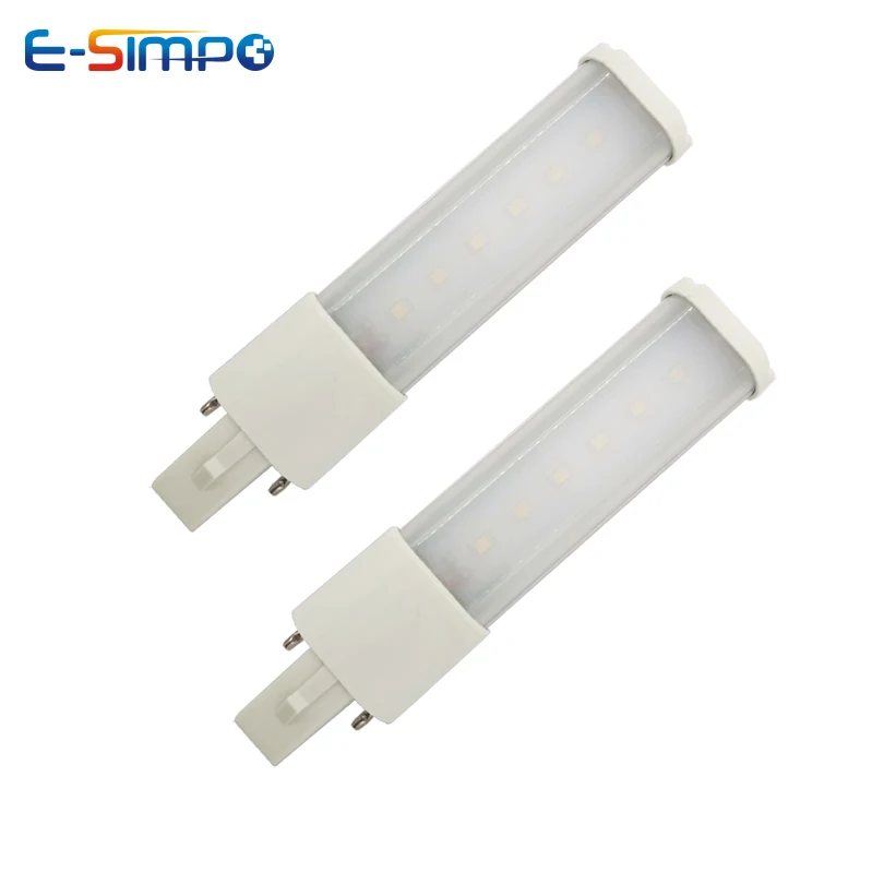 1 шт. G23 светодиодный 3/4/5 Вт PL S CFL Замена 110V/220V 2Pin G23/GX23 4Pin 2G7/2GX7 подключаемого модуля