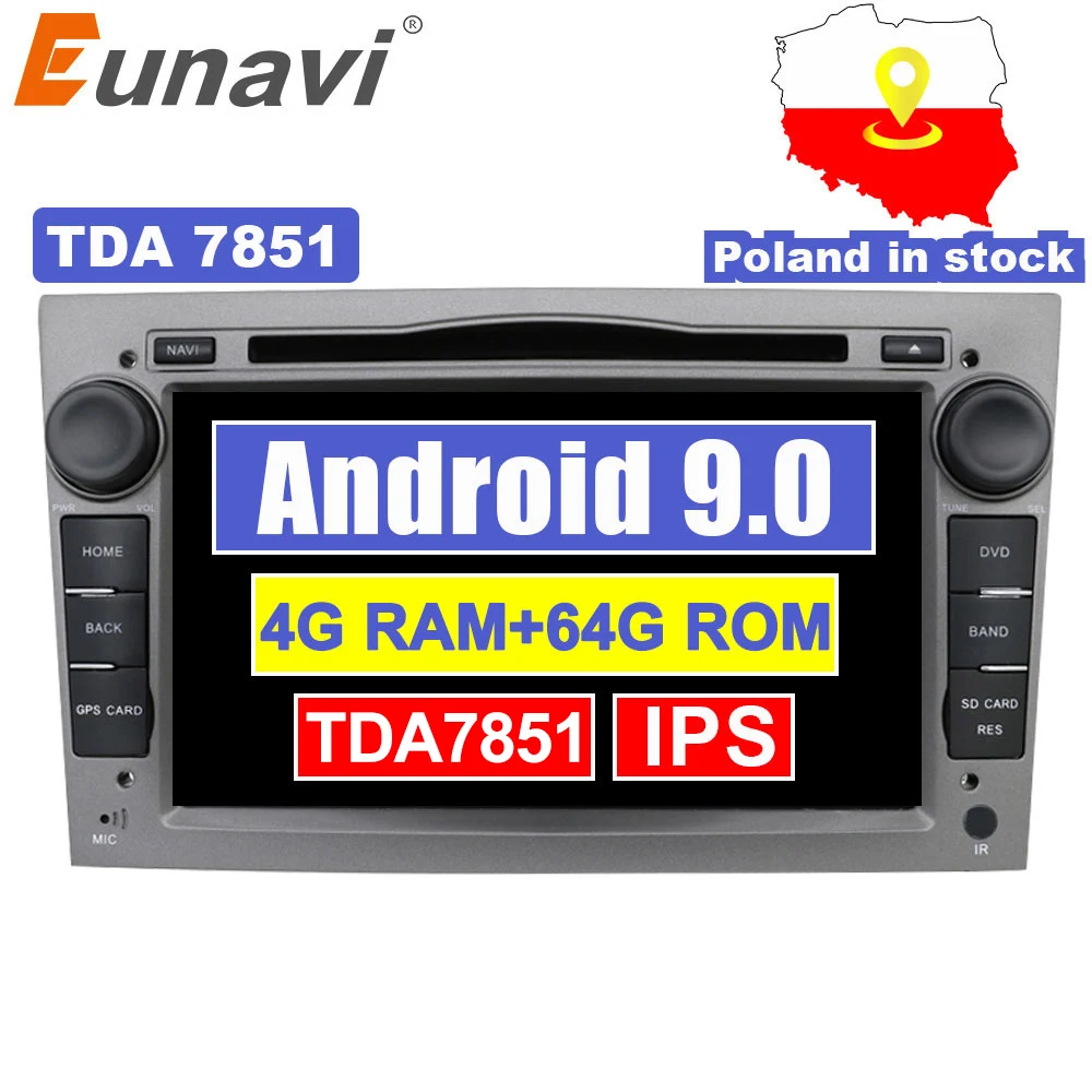 Eunavi 2 Din 4G 64G Android 9 Car DVD Radio Stereo Player For Opel Astra H G J Vectra Antara Zafira Corsa Vivaro Meriva Veda GPS Eunavi 2 Din 4G 64G Android 9 Car DVD Radio Stereo Player For Opel Astra H G J Vectra Antara Zafira Corsa Vivaro Meriva Veda GPS