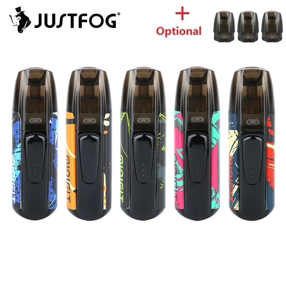 Вейп комплект JUSTFOG MINIFIT Pod с аккумулятором 370 мАч и картриджем 1 5 мл vs Drag Nano/ Vinci X/ Renova
