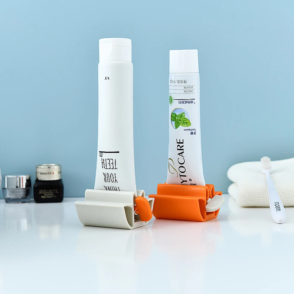 

Multifunction Toothpaste Dispenser Toothpaste Tube Squeezer Portable Toothpaste Roller Bathroom Toothpaste Holder