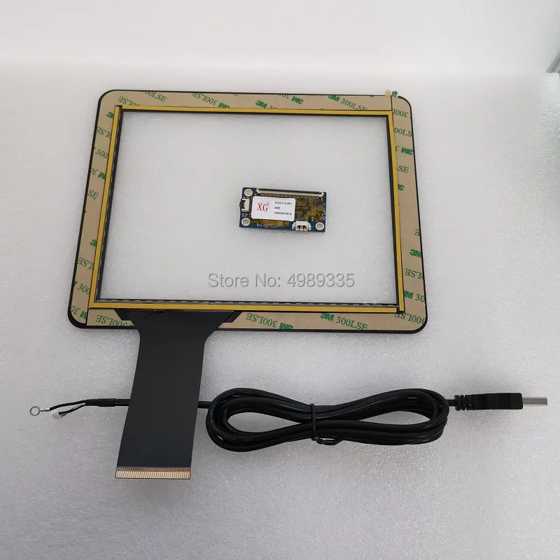 8-дюймовый сенсорный экран промышленный экран емкостный 10 точек USB интерфейс Поддержка Linux window7 8 10 и Android система plug and play
