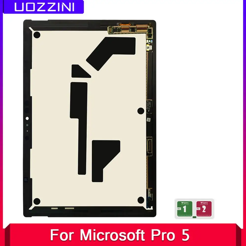 100% тестирование ЖК-дисплей для MICROSOFT Surface Pro 5 модель 1796 LP123WQ1 6 с/без питания Дисплей