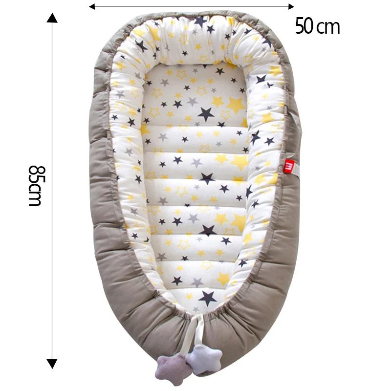 Portabl babi bed Cotton Baby isolation protection Foldable and detachable babi travel bedmosquito net babi bed for newborn 1T