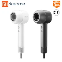 XIAOMI Dreame фен для волос 1400 Вт 110000 об/мин Интеллектуальный фен для волос с контролем температуры отрицательный ион для мужчин и женщин для дома