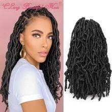 

CLong Synthetic Crochet Braided Hair Extensions Goddess Faux Locs Ombre Curly Soft Dreads Dreadlocks Hair For Braiding Hair