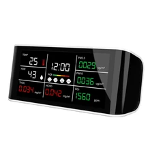 Dm69 medidor de co2 portátil pm2.5 pm10 hcho tvoc monitor temperatura umidade infravermelho ndir detector analisador qualidade do ar