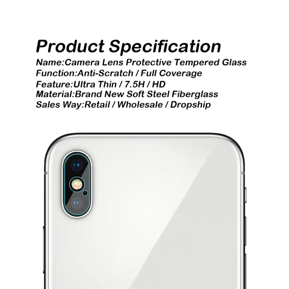 10 шт./партия Защитная пленка для задней камеры для iphone X XS 11 Pro Max XR закаленное защитное стекло для экрана для iphone 7 6 8 plus