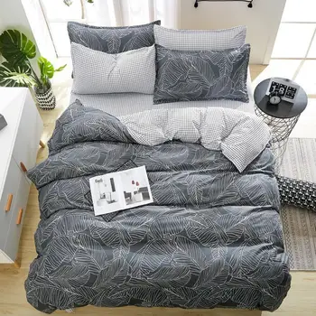

60 Pastoral Style Bedding Set printing Bed Linens (sheet + pillowcase + Duvet Cover) Single double Full Queen King size