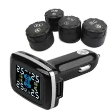 Беспроводная Зажигалка TPMS внешняя система давления TP620 Автомобильный датчик для сигарет в шинах