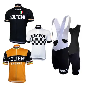 

2019 Cycling Sports shirt Pro Team MOLTENI Cycling Jersey man Summer Ventilation Short sleeve Cycling Jersey men Clothing Retro