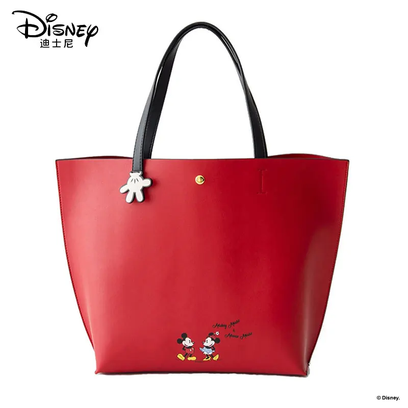 

Disney Mickey Minnie Bag Large Capacity Shoulder Bag Ladies Bag Women Leather Handbags Luxury Handbags Women bags Designer