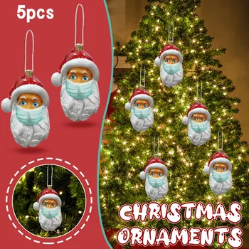 

2020 Christmas Holiday Decorations 5PCS Personalized Santa Claus Of Ornament kerstversiering jewelry kerst decoratie home decor
