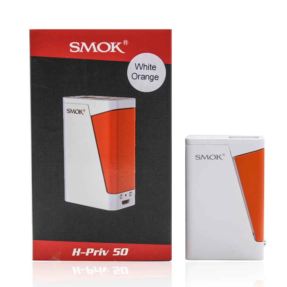 Оригинальный SMOK H PRIV 50W TC Vape Mod OLED экран TFV8 Baby Tank M2 Q2 катушка испарителя набор