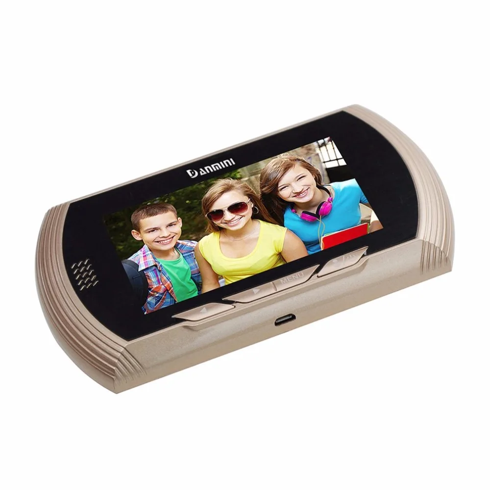 YB-43AHD-M 4.3"HD Color Screen Smart Doorbell Viewer Digital Door Peephole Viewer Camera Door Eye Video record IR Night vision