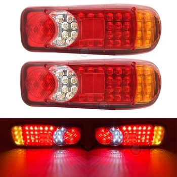 

46 LED Car Trailer Truck Rear Tail Light Brake Reverse Lamp Stop Turn Signal Light