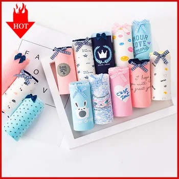 

VDOGRIR Cotton Briefs Cotton Panties Women Underwear Seamless Sexy Lingerie Print Female Fashion Pants Underpants Low Rise Tanga